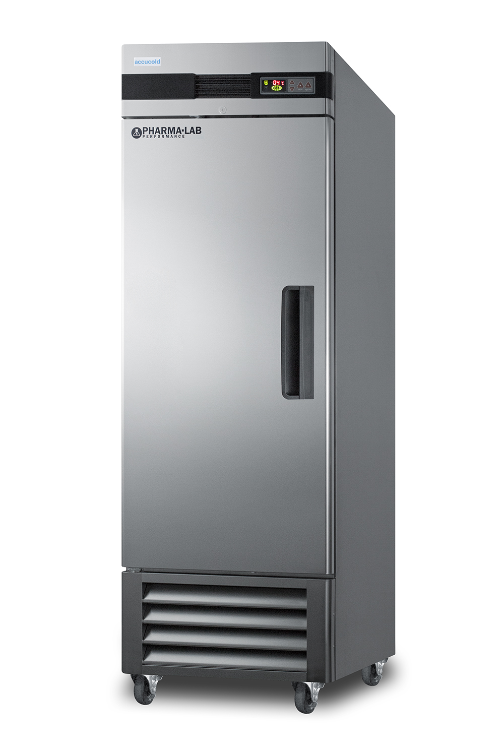 Performance series Pharma-Lab 23 cu.ft. all-refrigerator in stainless steel with left hand door swing